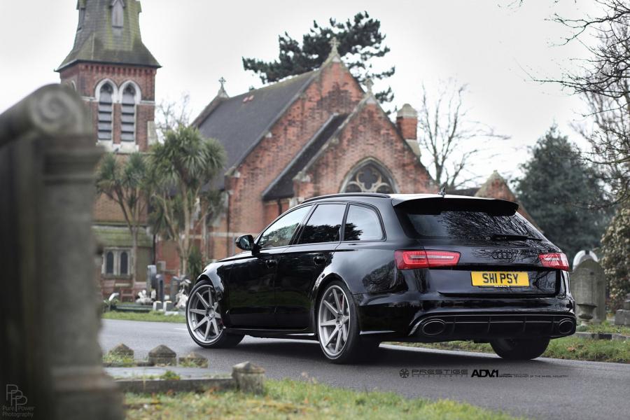  Audi RS6 Avant on ADV.1 Wheels (ADV08TRACK) 2015 года  (фото 5 из 19)